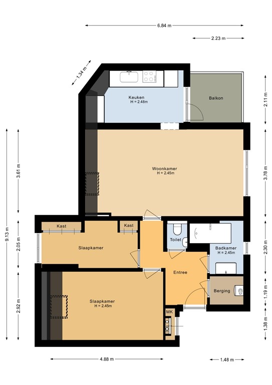 mediumsize floorplan